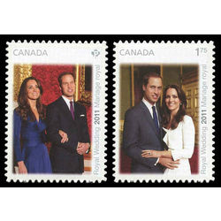 canada stamp 2464 5 catherine middleton and prince william 2011