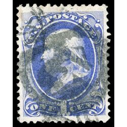 us stamp postage issues 134 franklin 1 1870 U VF 002