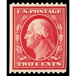 us stamp postage issues 386 washington 2 1910 M NH 001