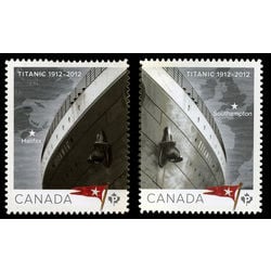 canada stamp 2536 7 titanic 2012