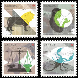 canada stamp 2453 6 signs of the zodiac 2012