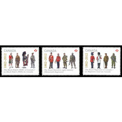 canada stamp 2578 2580 the regiments 2012