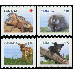 canada stamp 2604 2607 baby wildlife definitives 2013