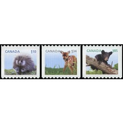 canada stamp 2608 10 baby wildlife definitives 4 29 2013