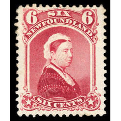 newfoundland stamp 36 queen victoria 6 1894 M VF 015
