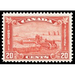 canada stamp 175 harvesting wheat 20 1930 M F VFNH 045