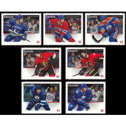 canada stamp 2670 2676 canadian nhl team jerseys 2013