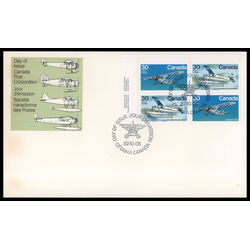 canada stamp 970a bush aircraft 1982 FDC UL
