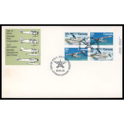 canada stamp 970a bush aircraft 1982 FDC UR