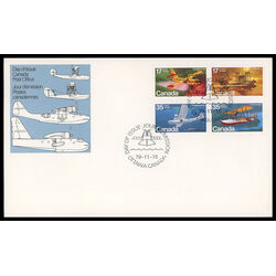 canada stamp 843 6 fdc aircraft flying boats 1979 FDC COMBO