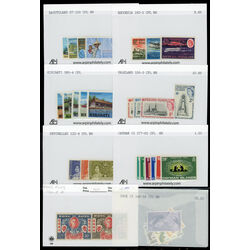 16 british empire complete sets