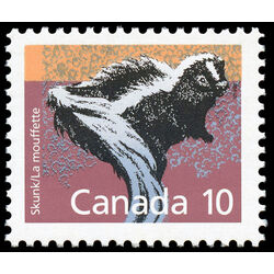 canada stamp 1160ii skunk 10 1991
