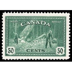 canada stamp 272 logging bc 50 1946 M VFNH 034
