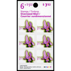 canada stamp bk booklets bk420 rose pogonia 2010