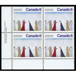 canada stamp 650ii nativity 6 1974 PB LL