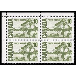 canada stamp 462 jack pine by tom thompson 10 1967 CB UL