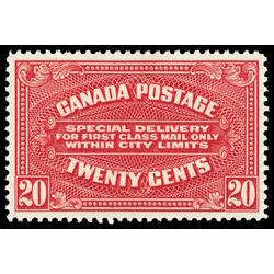 canada stamp e special delivery e2a special delivery stamps 20 1922 M VF 007