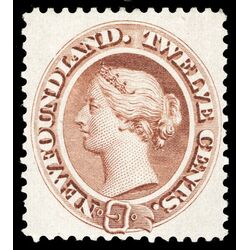newfoundland stamp 29 queen victoria 12 1894 M VF 028