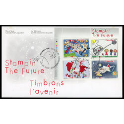 canada stamp 1862a stampin the future 2000 FDC UL