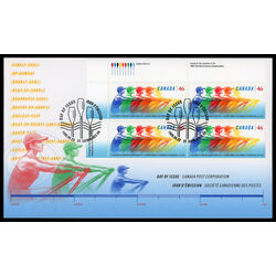 canada stamp 1805 five rowers 46 1999 FDC UL