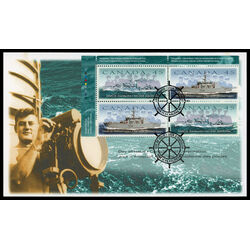 canada stamp 1763a canadian naval reserve 1998 FDC UL