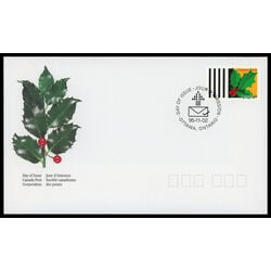 canada stamp 1588 holly 40 1995 FDC