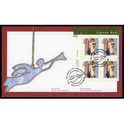 canada stamp 1816 angel with toys 55 1999 FDC UL