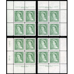 canada stamp 326 queen elizabeth ii 2 1953 PB SET %235