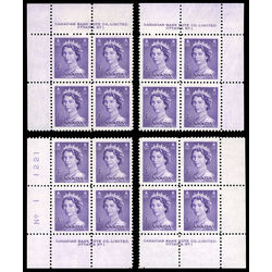 canada stamp 328 queen elizabeth ii 4 1953 PB SET %231 027