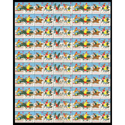 canada stamp christmas seals cs59 christmas seals 1960 M PANE 80