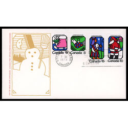 canada stamp 625 8 fdc christmas celebrating 1973 FDC COMBO