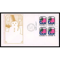 canada stamp 625 ice skate 6 1973 FDC UL