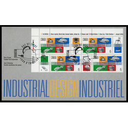canada stamp 1654 industrial design 45 1997 FDC UL
