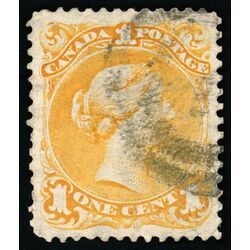 canada stamp 23 queen victoria 1 1869 U VF 064