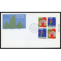 canada stamp 675a christmas 1975 FDC UR