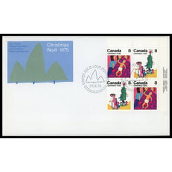 canada stamp 677a christmas 1975 FDC UR