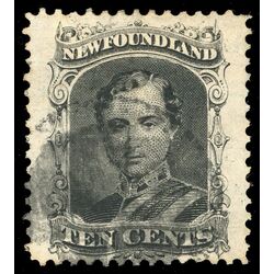 newfoundland stamp 27a prince albert 10 1866 U VF 015