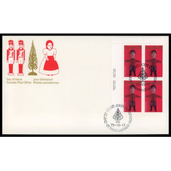 canada stamp 841 knitted stuffed doll 35 1979 FDC UL