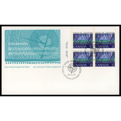 canada stamp 742 angelic choir 12 1977 FDC UL