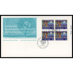 canada stamp 741 hunters following star 10 1977 FDC UR