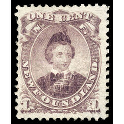 newfoundland stamp 32 edward prince of wales 1 1869 M F VFOG 016