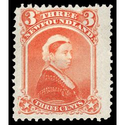 newfoundland stamp 33 queen victoria 3 1870 M FOG 034