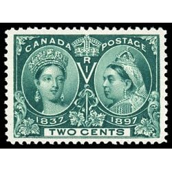 canada stamp 52 queen victoria diamond jubilee 2 1897 M VFNH 054