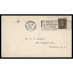 canada stamp 196 king george v 2 1932 FDC 024
