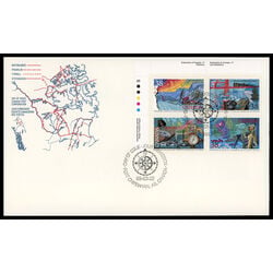 canada stamp 1236a exploration of canada 4 1989 FDC UL