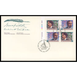 canada stamp 1244a canadian poets 1989 FDC UL