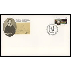 canada stamp 1227 frances ann hopkins 37 1988 FDC