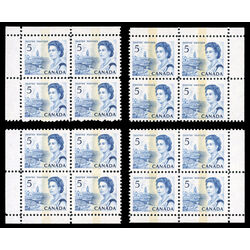 canada stamp 458p i queen elizabeth ii fishing village 5 1967 CB SET