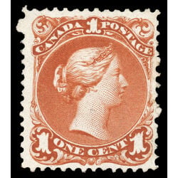 canada stamp 22b queen victoria 1 1868 M F 030