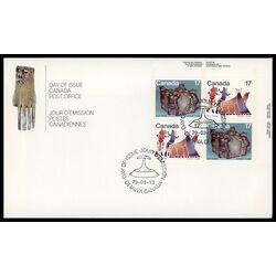 canada stamp 836a inuit shelter and community 1979 FDC UR